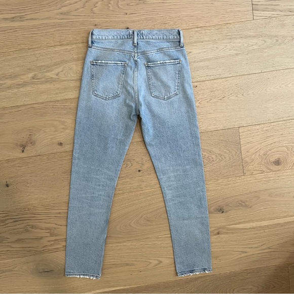 Agolde Toni Mid Rise Skinny Jeans In Daylight - Picture 5 of 10